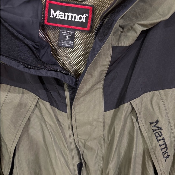 Marmot Gore-Tex Ski Shell Jacket Men’s M Green Black - Picture 3 of 8